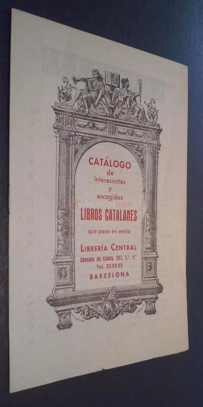 Catálogo de interesantes y escogidos Libros Catalanes