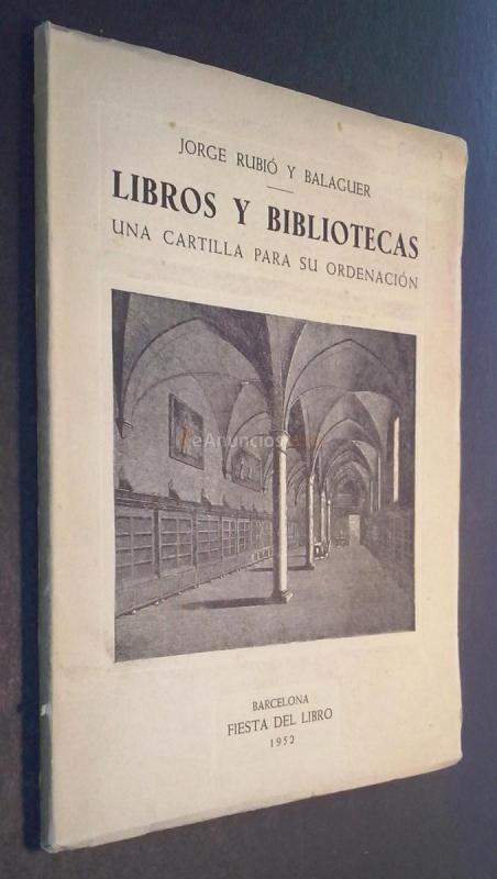 Libros y bibliotecas. Una cartilla para su ordenación