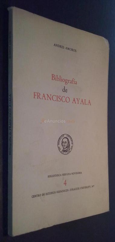 Bibliografía de Francisco de Ayala