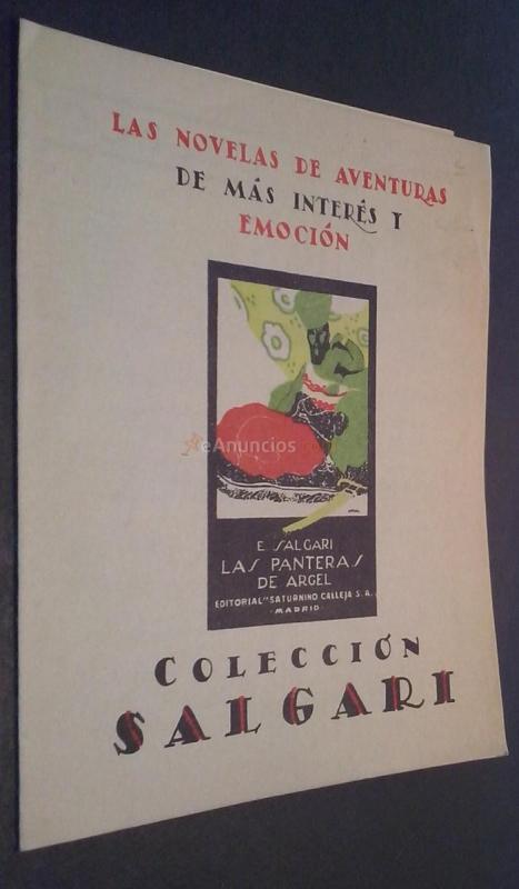 Las novelas de aventuras de más interés y emoción. Colección Salgari