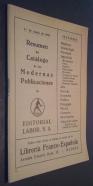 Resumen del catálogo de las modernas publicaciones