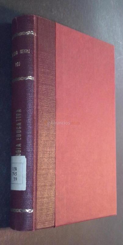 Psicología educativa (Plan general). Introducción a la ciencia de la educación