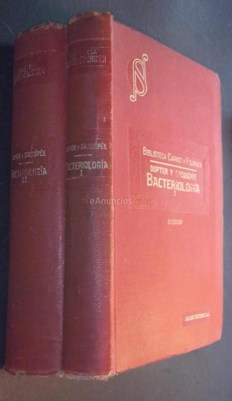 Manual de bacteriología. 2 tomos