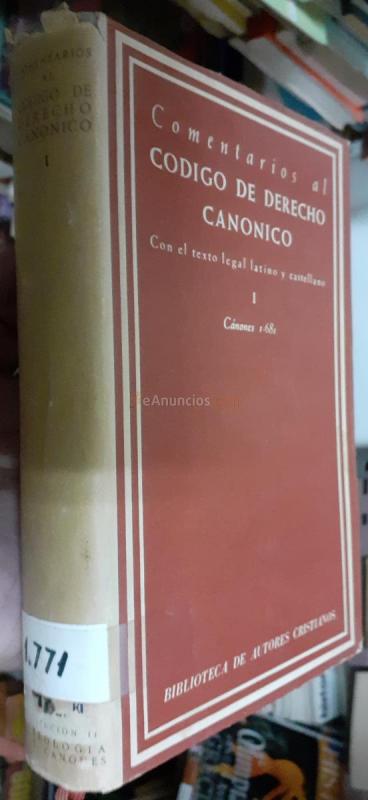 Comentarios al Código de Derecho Canónico I