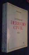 Lecciones de derecho civil. 2 tomos