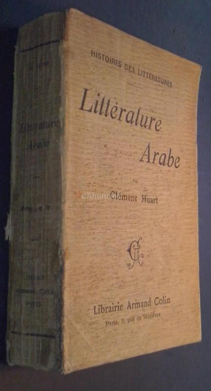 Histoires des littératures. Littérature arabe