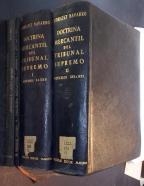 Doctrina mercantil del Tribunal Supremo. Tomo I: Artículos 1 a 325. Tomo II: Artículos 325 a 955. Apéndice I: Años 1948 a 1950. Apéndice II: Años 1956 -1962. 4 tomos