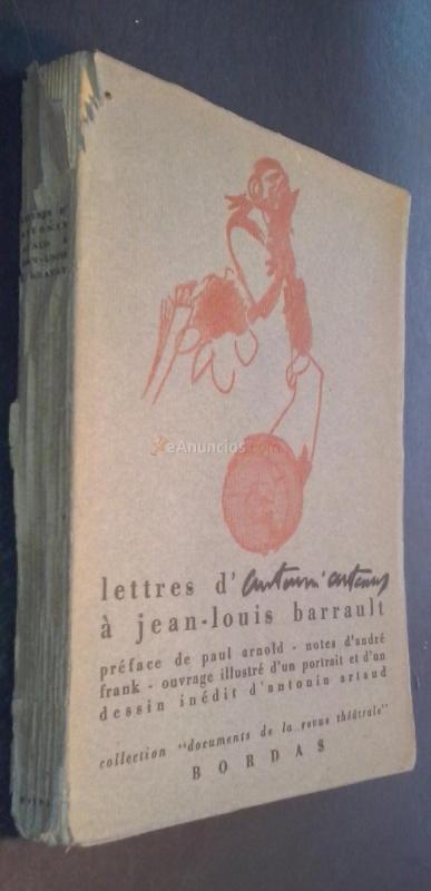 Lettres de .... a Jean Louis Barrault