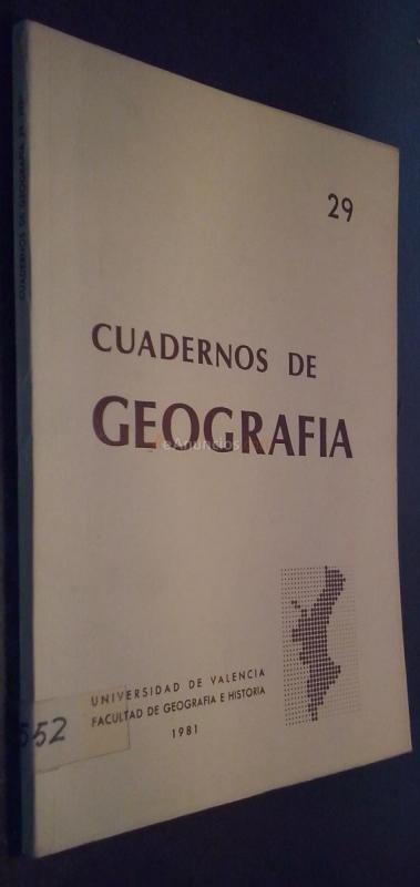 Cuadernos de Geografía. N 29