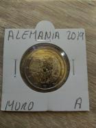 moneda 2€ alemania muro