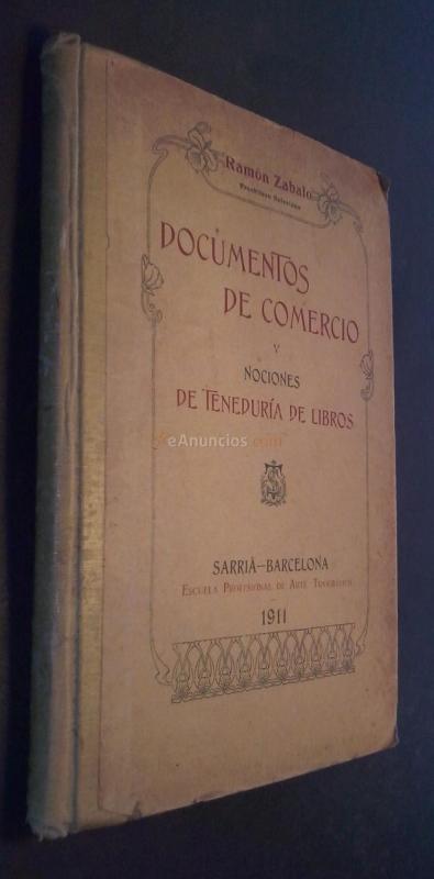Documentos de comercio y nociones de teneduría de libros