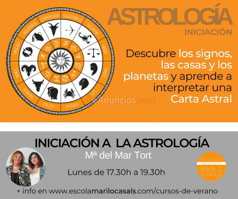 Nuevo curso verano iniciación a la astrología - ZOOM