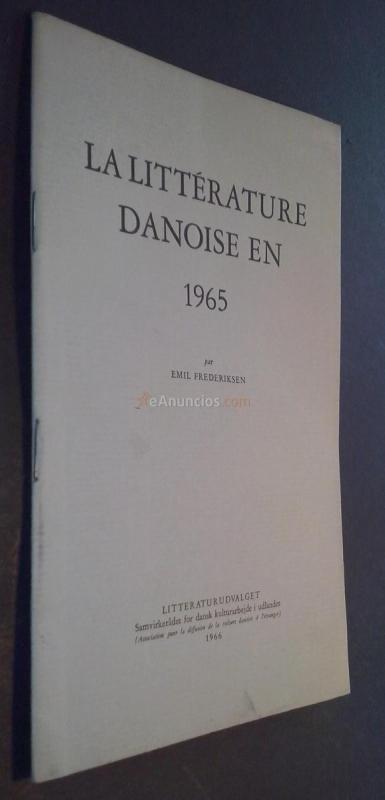 La litterature danoise en 1965