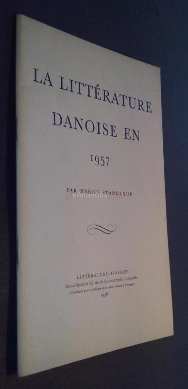La litterature danoise en 1957