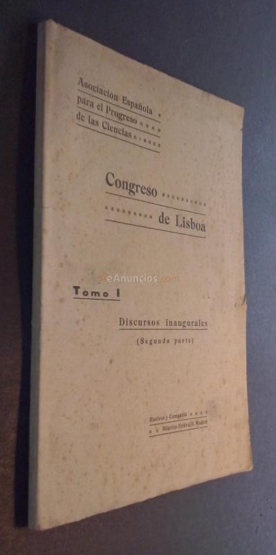 Congreso de Lisboa. Tomo I. Discursos inaugurales (Segunda parte)