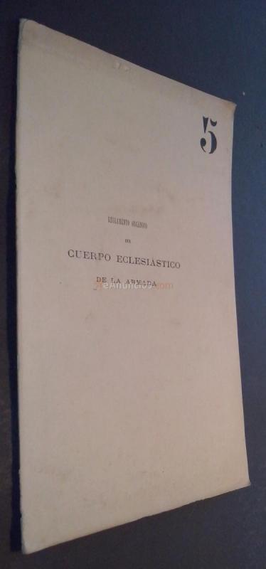 Reglamento orgánico del Cuerpo Eclesiástico de la Armada
