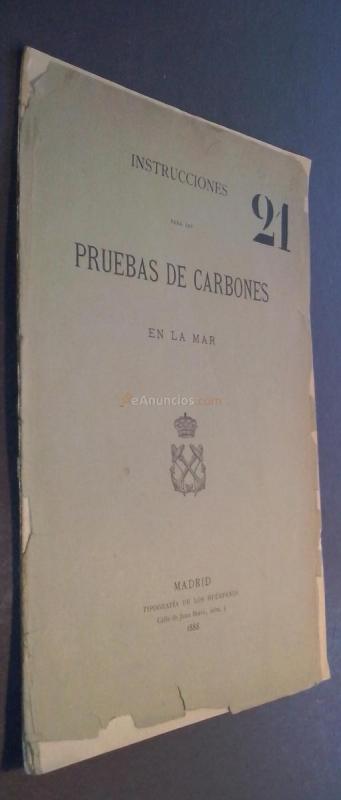 Instrucciones para las pruebas de carbones en la mar