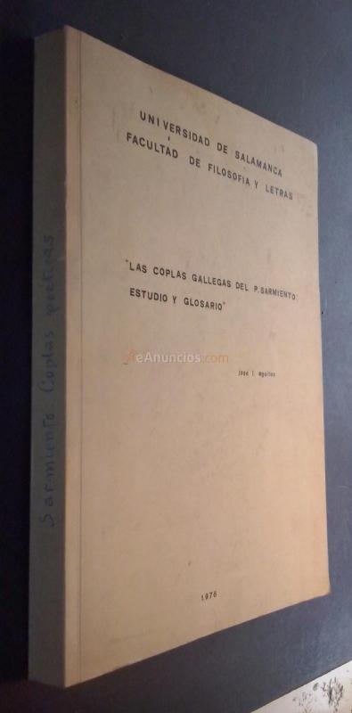 Las coplas gallegas del P. Sarmiento: estudio y glosario