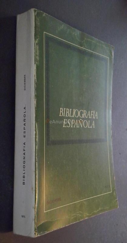 Bibliografía española. Diciembre 1975