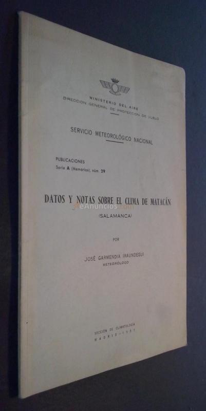 Datos y notas sobre el clima de Matacán (Salamanca)