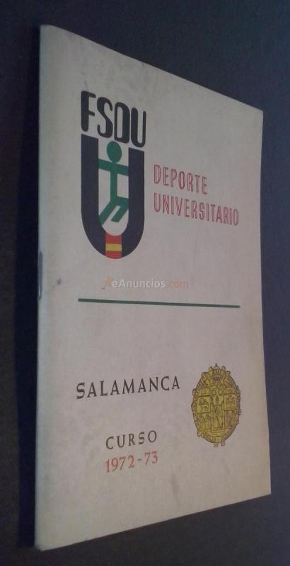 Deporte universitario. Salamanca. Curso 1972-73