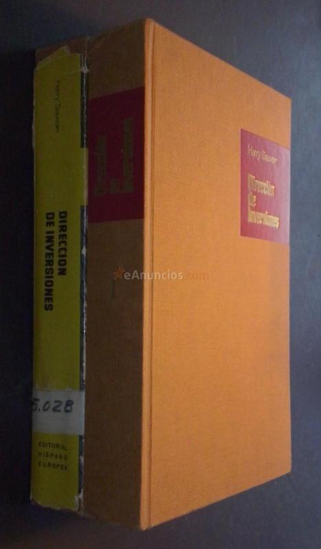 Dirección de inversiones. 2 tomos