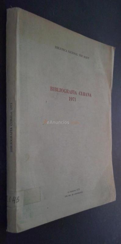 Bibliografía cubana 1971