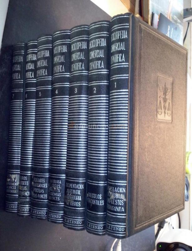 Enciclopedia Comercial Científica. Tomo I: Principios de Derecho Comercial. Economía comercial. Publicidad y propaganda. Leyes impositivas. Legislación social. Tomo II: Cálculos mercantiles. Tomo III: Documentación mercantil. Teneduría de libros. Cuenta c
