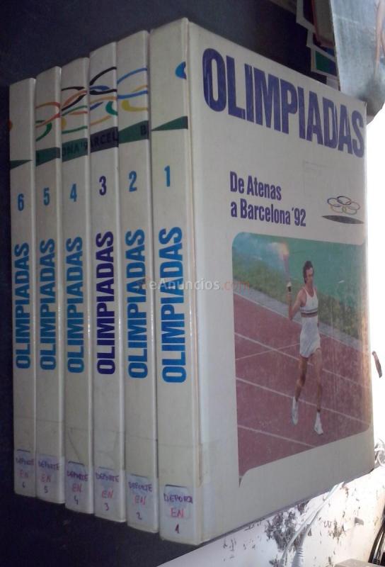 Olimpiadas. De Atenas a Barcelona 92. 6 tomos