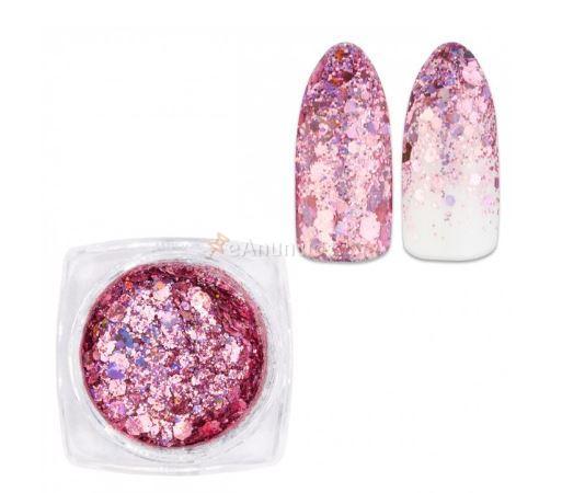 Purpurina Glitter Mix color rosa 25