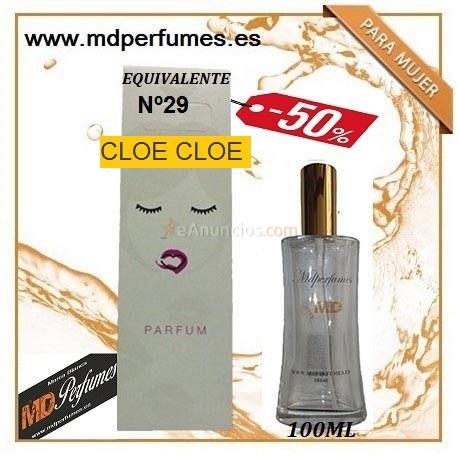 Oferta Perfume Mujer N29 CLOE CLOE Alta Gama 100ml