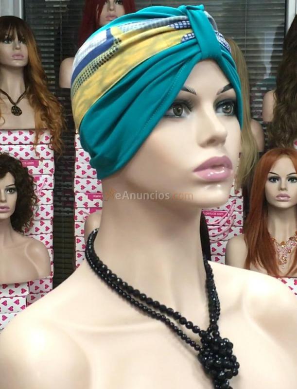 Turbantes Algodón Certificado Gots para uso Oncológico