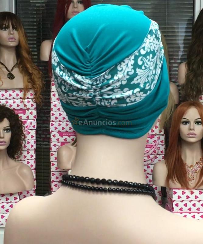 Turbantes Algodón Certificado Gots para uso Oncológico