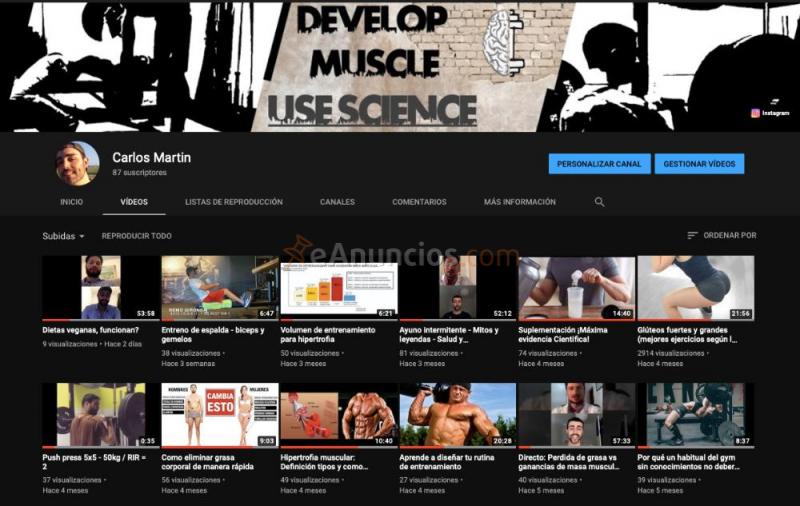 Entrenador personal presencial - Online