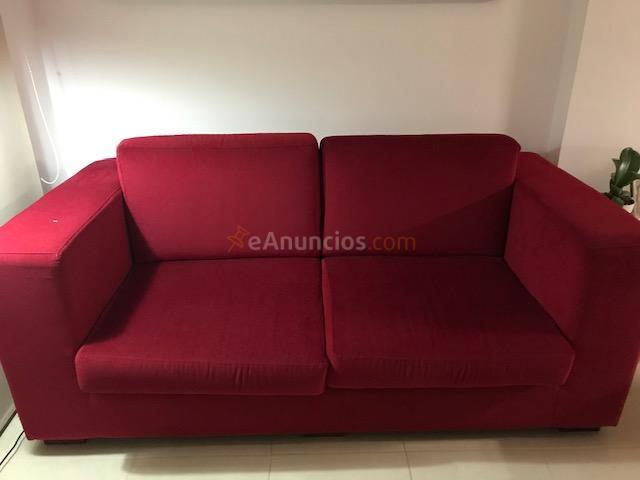 Sofá rojo Inspiración en clásicos de Roche Bobois