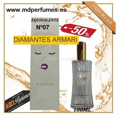 Oferta Perfume Mujer N07 DIAMANTES ARMARI Alta Gama