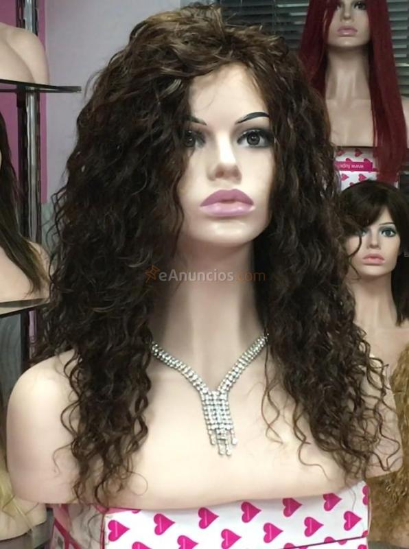 Peluca de cabello rizado natural ADELAIDE