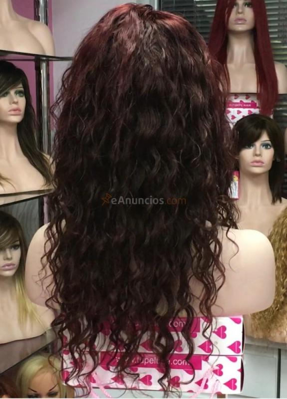 Peluca de cabello rizado natural ADELAIDE