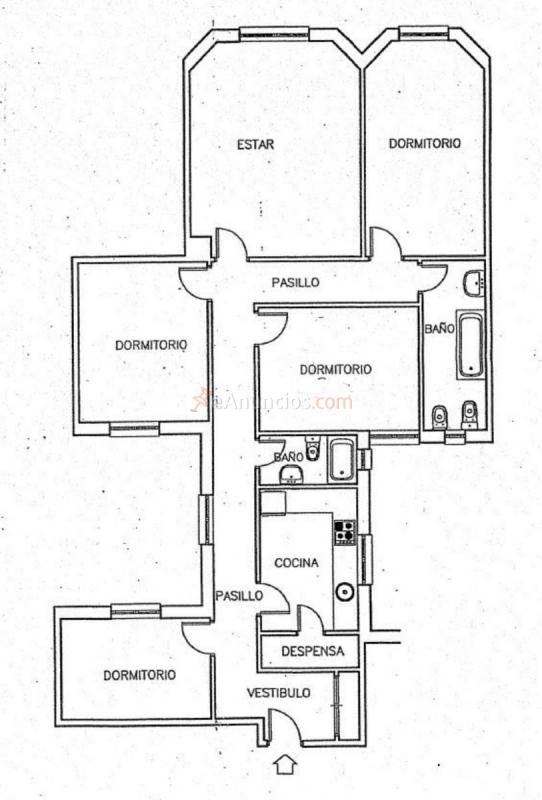 Apartamento en venta en Calle Santiago, Hospital - Carrechiquilla, Palencia
