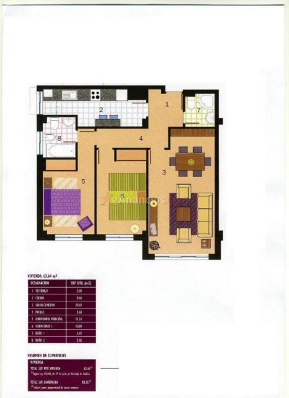 Apartamento en venta en Calle Agro Da Vella, O Milladoiro, Ames