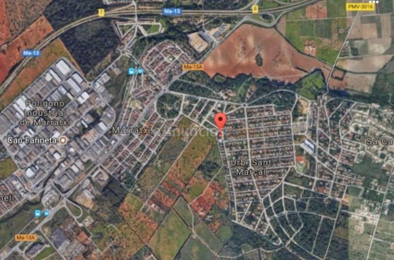 Parcela Rustica en venta en Calle Pere Bennssar, Sa Cabaneta, Marratxi