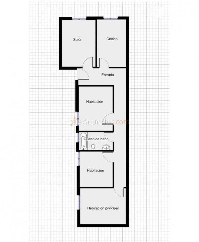 Apartamento en venta en  El Llano, Gijón