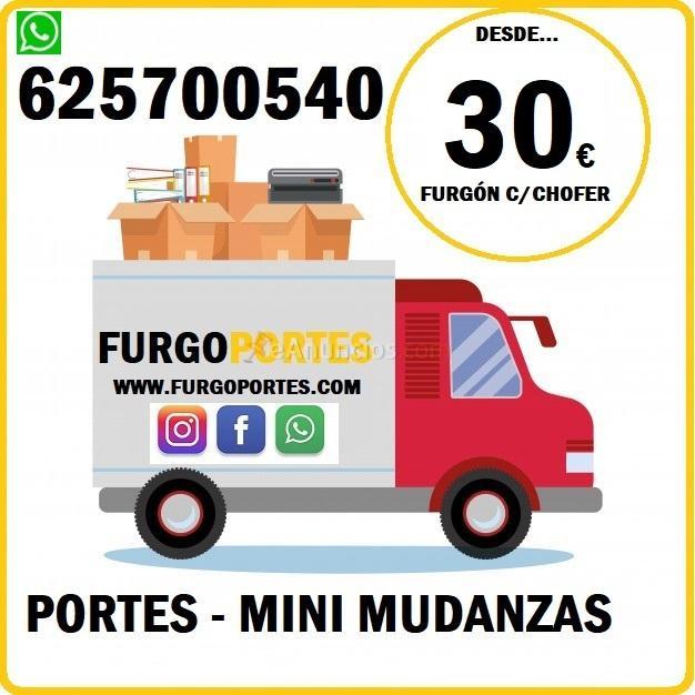 Portes En Ventas 625+700540 (Furgón 12m3 xhoras)