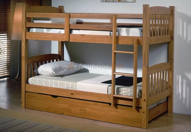 Litera maciza de 3 camas   nueva fabrica