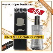 Oferta Perfume Hombre equivalente UNO MILLONARIO PRIVE