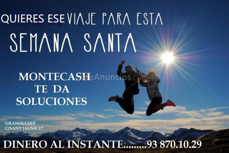 Necesitas dinero para semana santa