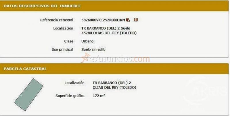 TERRENO URBANO EN EL CENTRO DE OLIAS