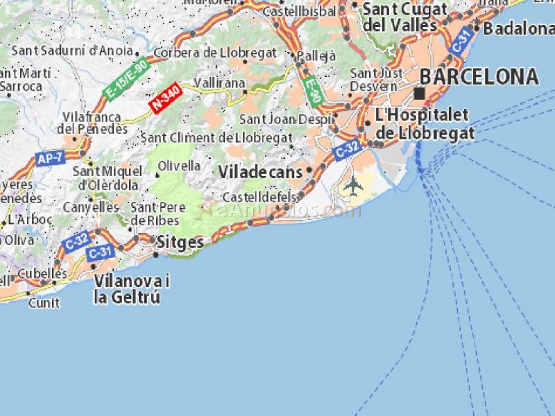 CASTELLDEFELS (BARCELONA) EDIFICIO APARTAMENTOS TURÍSTICOS EN VENTA.