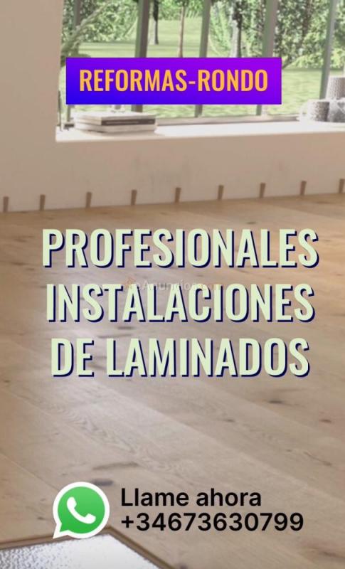 Profesionales instalaciones de laminados