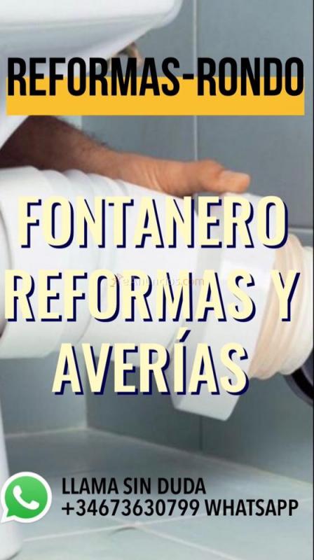 Fontanero reformas y averías